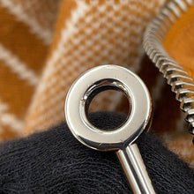 将图像加载到图库查看器中，HERMES HenBiais H Ambie Reversible Knit Short Collarless Jacket Size 34 Brown Cashmere63% Cotton35% Nylon2%
