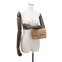 将图像加载到图库查看器中，CHANEL Matelasse Top Handle 2-Way Chain Shoulder Bag BeigeAS4023 Shiny Lambskin Size Small
