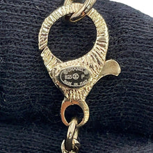 Load image into Gallery viewer, CHANEL CC Logo No.5 motif necklace Champagne Gold/Black Metal Rhinestone Leather
