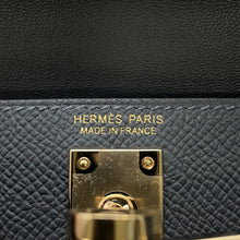 将图像加载到图库查看器中，HERMES Mini Kelly 2 Tricolor Grimist/Black/Halzan Epsom
