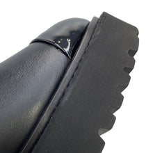 将图像加载到图库查看器中，CHANEL CC Logo Side Gore Short Boots BlackG38218 Leather Patent Leather Size 38C
