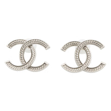 将图像加载到图库查看器中，CHANEL CC Logo Earrings SilverABE250 Metal
