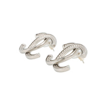 将图像加载到图库查看器中，CHANEL CC Logo Earrings SilverABE250 Metal
