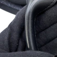 将图像加载到图库查看器中，CHANEL Deauville shopping bag Navy/BlackA93786 Raffia Leather Size GM
