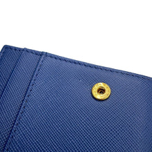 Load image into Gallery viewer, PRADA Chain wallet Blue1M1290 Saffiano LeatherLeather
