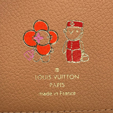 将图像加载到图库查看器中，LOUIS VUITTON Portefeuille Victorine Arizona/BeigeM81459 Monogram Empreinte Leather
