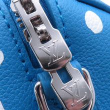 将图像加载到图库查看器中，LOUIS VUITTON LVxYK Speedy Bandouliere Blue/WhiteM46425 Monogram Empreinte Leather Infinity Dot Size 20

