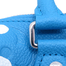将图像加载到图库查看器中，LOUIS VUITTON LVxYK Speedy Bandouliere Blue/WhiteM46425 Monogram Empreinte Leather Infinity Dot Size 20

