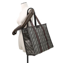 将图像加载到图库查看器中，Berluti Cabas de Voyage Tote Bag Dark Brown Toile Malbeuf Canvas Leather
