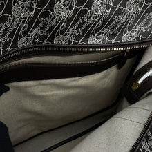 将图像加载到图库查看器中，Berluti Cabas de Voyage Tote Bag Dark Brown Toile Malbeuf Canvas Leather
