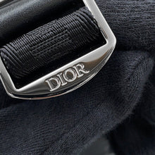 将图像加载到图库查看器中，Dior CDDiamond Backpack Black PVC Coated Canvas

