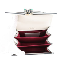 Load image into Gallery viewer, BVLGARI Serpenti Forever 2-Way Shoulder Bag White290572 Calf Leather Size S

