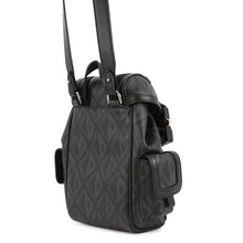 将图像加载到图库查看器中，Dior Hit the Road Mini Backpack Shoulder Bag Black PVC Coated Canvas
