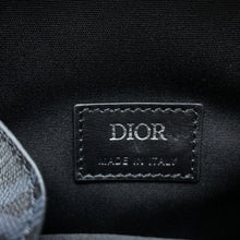 将图像加载到图库查看器中，Dior Hit the Road Mini Backpack Shoulder Bag Black PVC Coated Canvas
