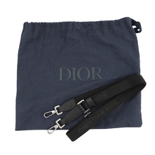 将图像加载到图库查看器中，Dior Hit the Road Shoulder Bag Black PVC Coated Canvas
