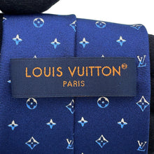 将图像加载到图库查看器中，LOUIS VUITTON tie MarineM79429 Silk100%
