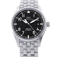 将图像加载到图库查看器中，IWC Pilot's watch mark XVI W39mm Stainless Steel Black DialIW325504
