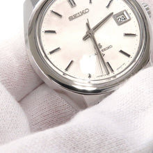 将图像加载到图库查看器中，SEIKO Grand Seiko Hi-Beat Date W36mm Stainless Steel Leather Silver Dial6145-8000
