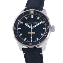 将图像加载到图库查看器中，ULYSSE NARDIN Diver W42mm Stainless Steel Fabric Blue Dial8163-175/93
