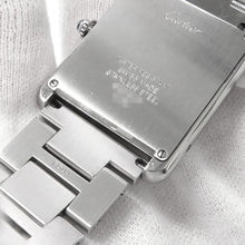 Load image into Gallery viewer, CARTIER Tank Solo LM H34.8mm×W27.4mm Stainless Steel Silver DialW5200014
