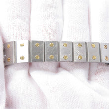 将图像加载到图库查看器中，CARTIER Santos Octagon SM W25mm Stainless Steel K18YG White Dial
