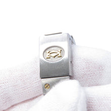 将图像加载到图库查看器中，CARTIER Santos Octagon SM W25mm Stainless Steel K18YG White Dial
