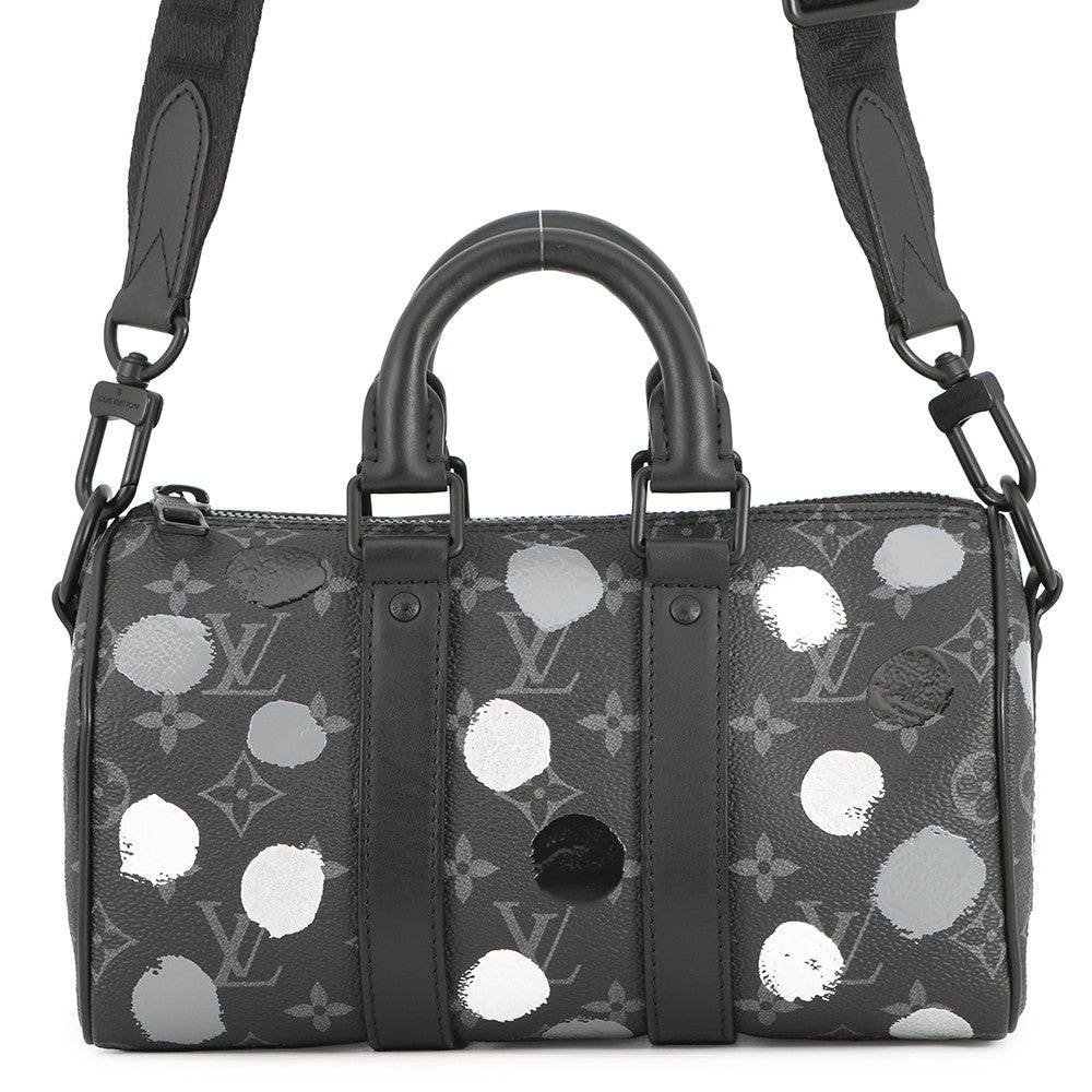 LOUIS VUITTON LVxYK Keepall Bandouliere NoirM46406 Monogram Eclipse Size 25