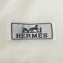 将图像加载到图库查看器中，HERMES Zip-up short-sleeved overshirt Size Chronomat 44 White Cotton100%

