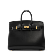 将图像加载到图库查看器中，HERMES Birkin Sellier Black Box Calf Leather Size 25
