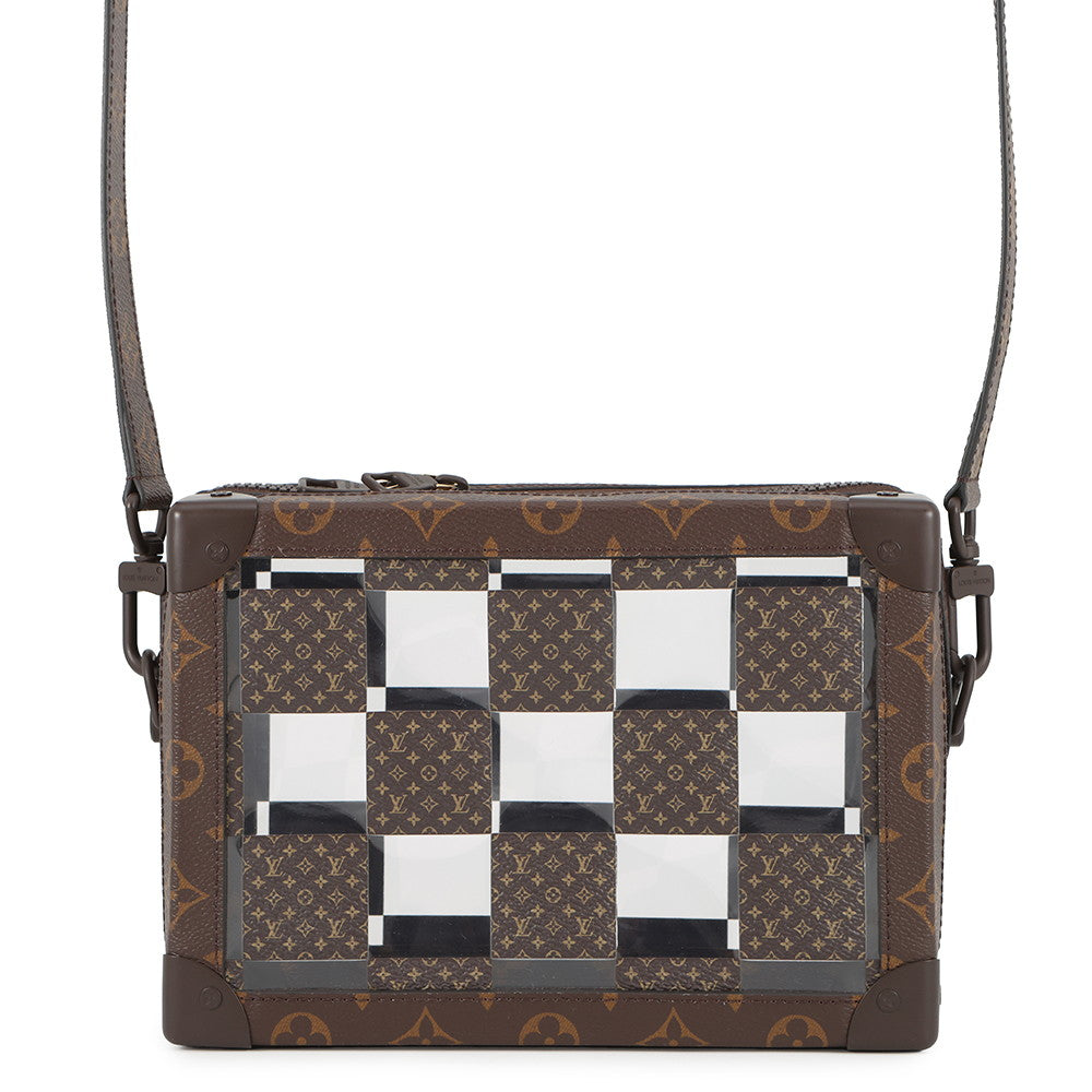 LOUIS VUITTON Slim/Soft Trunk Brown/TransparentM20871 Monogram Chess PVC