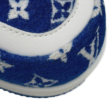 将图像加载到图库查看器中，LOUIS VUITTON LV Trainer Line Sneakers Blue/White Fabric Size 7
