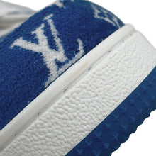 将图像加载到图库查看器中，LOUIS VUITTON LV Trainer Line Sneakers Blue/White Fabric Size 7
