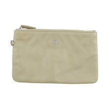 将图像加载到图库查看器中，CHANEL CHANEL 22 Chain Shoulder Bag Light KhakiAS3260 Shiny Calf Leather Size Small
