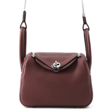 Load image into Gallery viewer, HERMES Lindy RougeSellier Taurillon Clemence Size Mini
