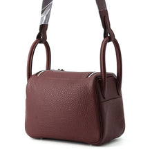 Load image into Gallery viewer, HERMES Lindy RougeSellier Taurillon Clemence Size Mini

