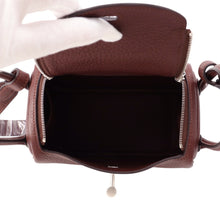 Load image into Gallery viewer, HERMES Lindy RougeSellier Taurillon Clemence Size Mini
