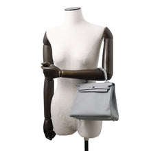 将图像加载到图库查看器中，HERMES Kelly Retourne Green Pantan Swift Leather Size 25
