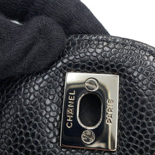 将图像加载到图库查看器中，CHANEL Jumbo Matelasse Single Flap ChainShoulder Bag BlackA28600 Caviar Leather Size 30
