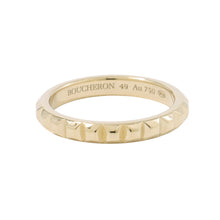 将图像加载到图库查看器中，Boucheron Quatre Clou de Paris Ring Medium Size 49/#9JAL0000849/JAL00008 18K Yellow Gold

