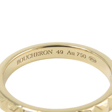 将图像加载到图库查看器中，Boucheron Quatre Clou de Paris Ring Medium Size 49/#9JAL0000849/JAL00008 18K Yellow Gold

