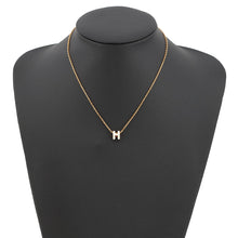 将图像加载到图库查看器中，HERMES Pop Ash Necklace Size Mini White Lacquer Gold Plated
