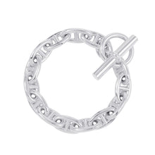 将图像加载到图库查看器中，HERMES Chaine d'Ancre Bracelet 14 frames Size GM SV925
