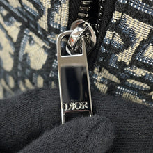 将图像加载到图库查看器中，Dior Oblique SafariBackpack Black/Beige1ESBA175YKY Canvas Leather
