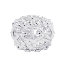 将图像加载到图库查看器中，HERMES Chaine d'Ancre Multi Chain Ring Size TGM/56/#16 SV925
