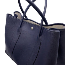 将图像加载到图库查看器中，HERMES Garden Party Blue Indigo Negonda Leather Size PM
