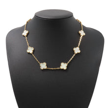 将图像加载到图库查看器中，Van Cleef &amp; Arpels Vintage Alhambra Necklace 10 motifsVCARA42800 18K Yellow Gold
