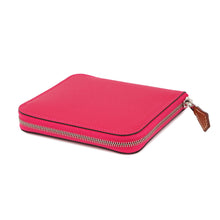 将图像加载到图库查看器中，HERMES Silk in compact Framboise Epsom
