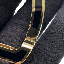 Load image into Gallery viewer, HERMES Gloves Holder "Ideal" Black Metal
