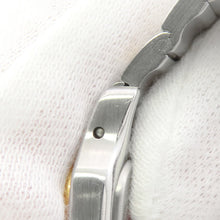 将图像加载到图库查看器中，CARTIER Santos Garbe SM H34.8mm×W26.2mm Stainless Steel K18YG Ivory DialW20012C4
