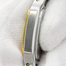 将图像加载到图库查看器中，CARTIER Santos Garbe SM H34.8mm×W26.2mm Stainless Steel K18YG Ivory DialW20012C4
